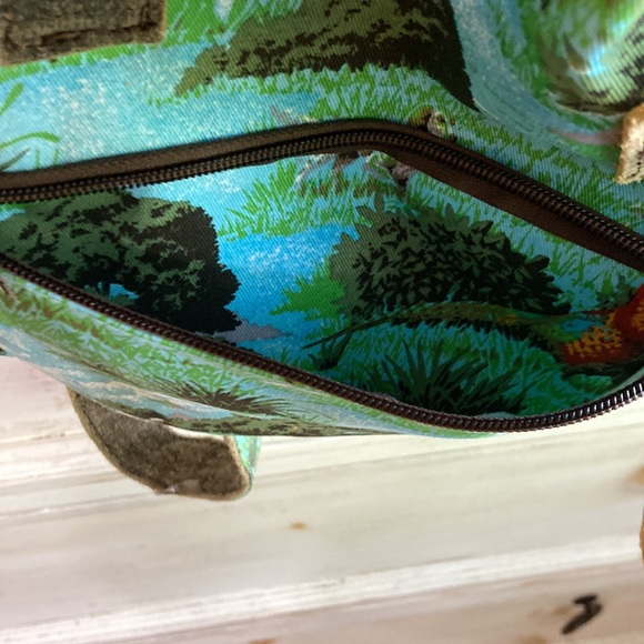 Vintage RARE Goorin Backpack Hunting Pattern 🚨 (upper/side zipper not operating - Picture 7 of 11